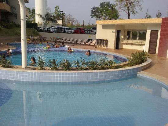 Apart-Hotel Marina Flat Caldas Novas Buitenkant foto