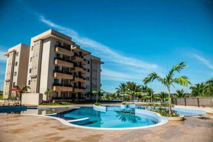 Apart-Hotel Marina Flat Caldas Novas Buitenkant foto
